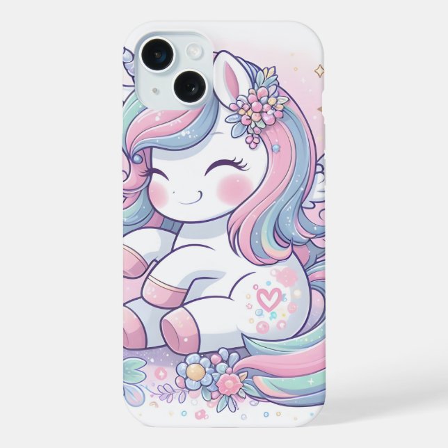 Coque iPhone Étui iPhone Case-Mate Licorne Mignonne (Verso)