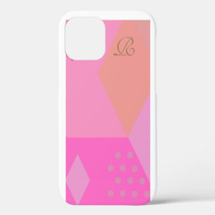 Coque iPhone 12 Étui iPhone Case-Mate Monogramme Violet Vintage