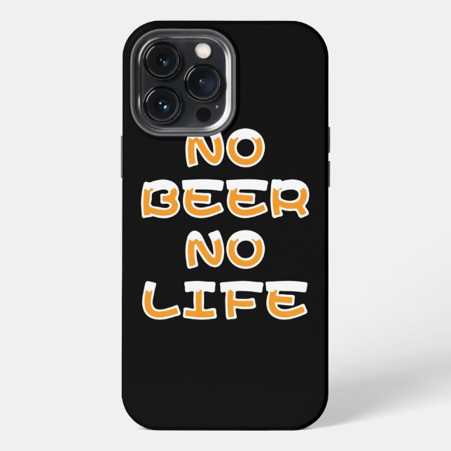 Coque iPhone Étui iPhone Case-Mate NO BEER NO LIFE (Verso)