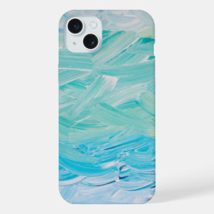Coque iPhone 15 Plus Étui iPhone Case-Mate Ocean Shades of Blue