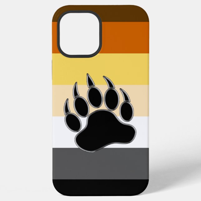 Coque iPhone Étui iPhone Case-Mate Patte d'ours Drapeau de la f (Verso)
