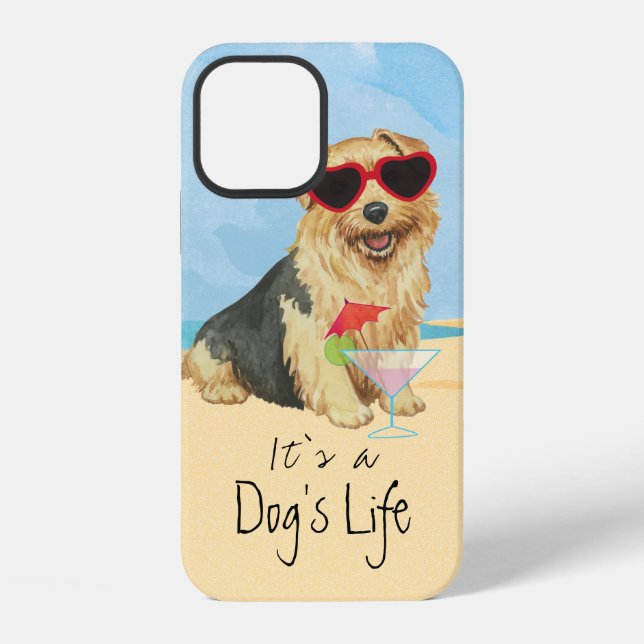 Coque iPhone Étui iPhone Case-Mate Summer Norfolk Terrier (Verso)