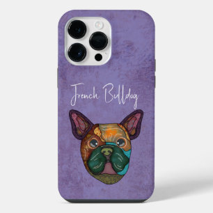 Coque Pour Pour iPhone 14 Pro Max Étui iPhone Case-Mate visage laid de Bouledogue Fr