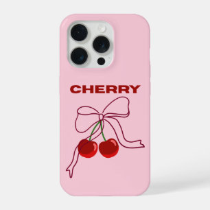 Coque iPhone 15 Pro Étui iphone Cerise
