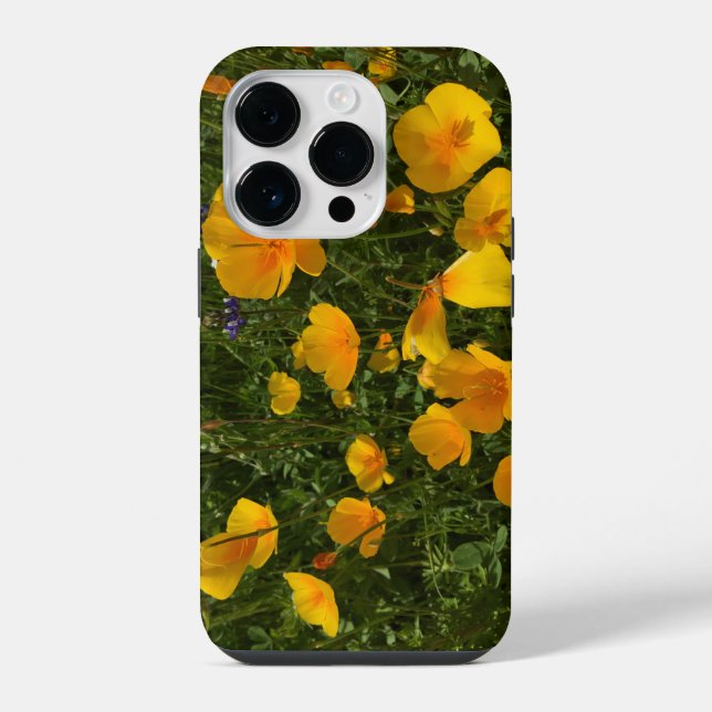 Coque iPhone Étui iPhone Champ de Coquelicots (Verso)