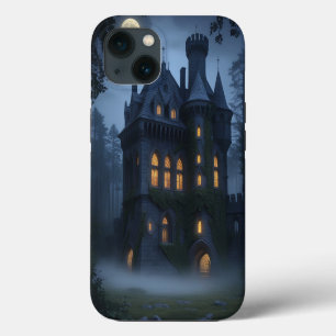 Etui iPhone 13 Étui iPhone Château Hanté Gothique - Fantastique S