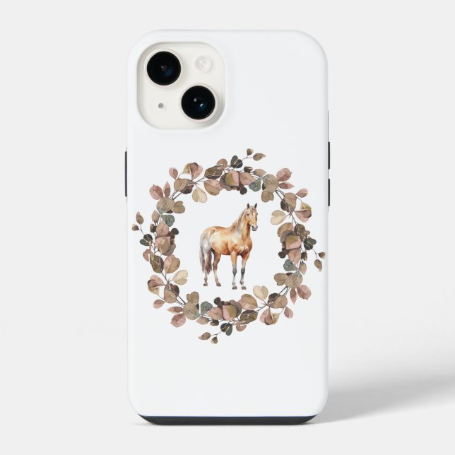 Coque iPhone Étui iPhone Cheval (Verso)