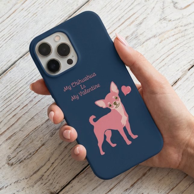Coque iPhone Étui iPhone Chihuahua nom personnalisé pour ma Sai (Créateur téléchargé)