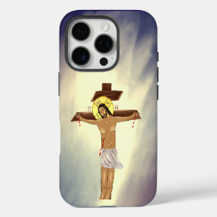 Coque iPhone 16 Pro Étui iPhone Christ sur la Croix (plusieurs tailles
