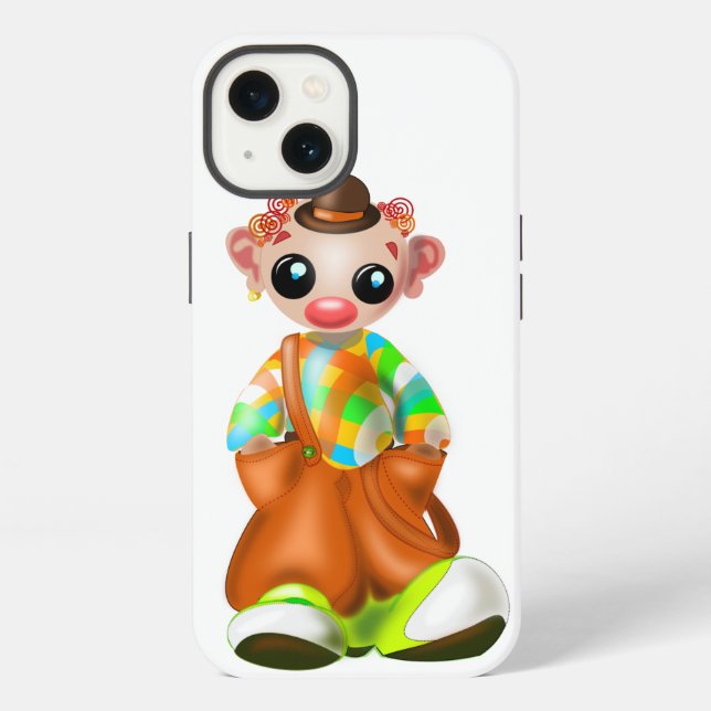 Coque iPhone Étui iPhone Clown Cirque (Verso)