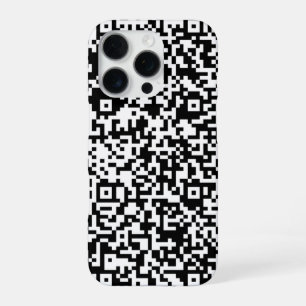 Coque iPhone 16 Pro Étui iPhone Code QR personnalisé