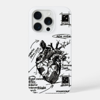 Coque iPhone 15 Pro Étui iPhone Cœur Réel 🤍 | Souple & Élégant