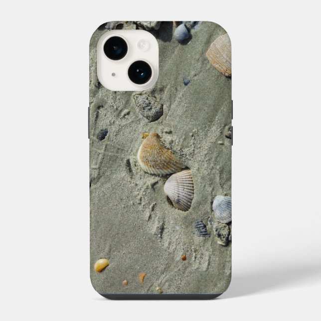 Coque iPhone Étui iPhone Coquillages et Sable (Verso)