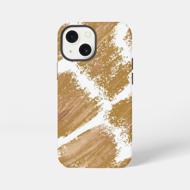 Coque iPhone Étui IPhone Couleurs Girafe (Verso)