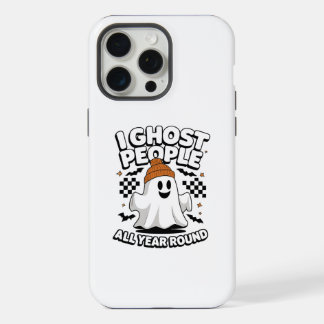 Coque iPhone 15 Pro Max Étui iPhone Fantôme Drôle - Je Hanter les Gens Tou