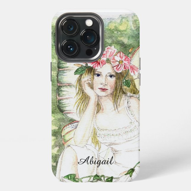 Coque iPhone Étui iPhone Fleur de Liseron Fée (Dos)