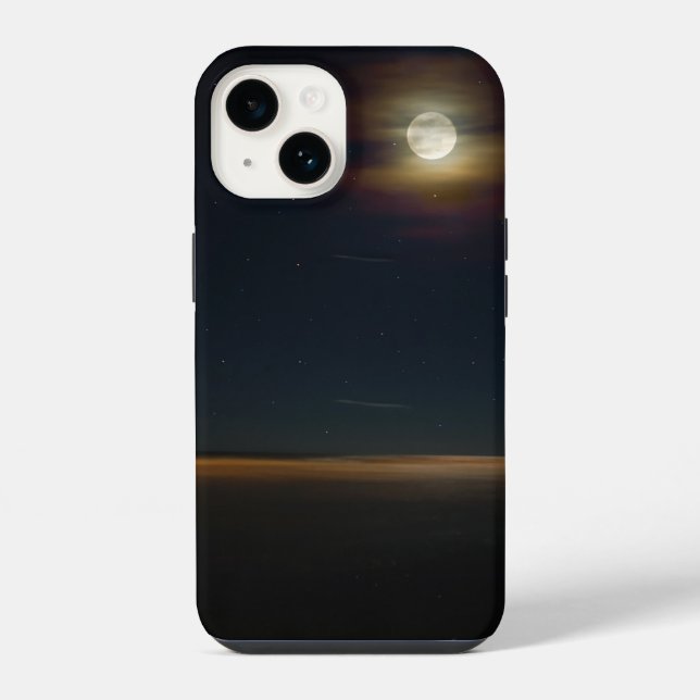 Coque iPhone Étui iPhone Folly Beach de nuit (Verso)
