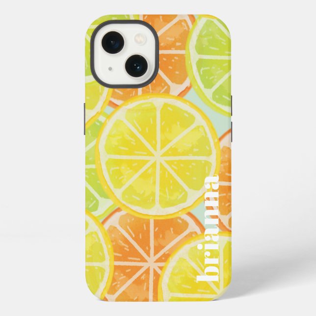 Coque iPhone Étui iPhone Glitter Lemon Case-Mate (Verso)
