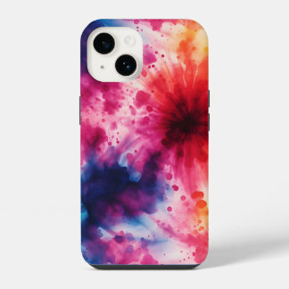 Coque Pour iPhone 14 Étui iPhone / iPad à motif abstrait rétro tie-dye