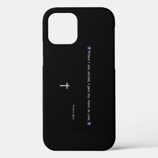 Coque iPhone 12 étui iPhone / iPad avec le verset biblique Psaumes