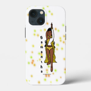Etui iPhone 13 Mini Étui iPhone / iPad danseur personnalisé Cape doré