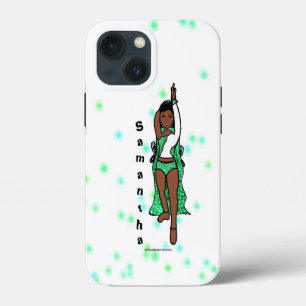 Etui iPhone 13 Mini Étui iPhone / iPad Green Cape danseur personnalisé