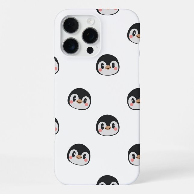 Coque iPhone Étui iPhone / iPad mignon et cool Chill Penguin (Verso)