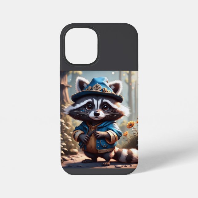 Coque iPhone Étui iPhone / iPad Raton laveur en uniforme bleu (Verso)