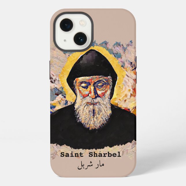 Coque iPhone Étui iPhone / iPad Saint Charbel (Verso)