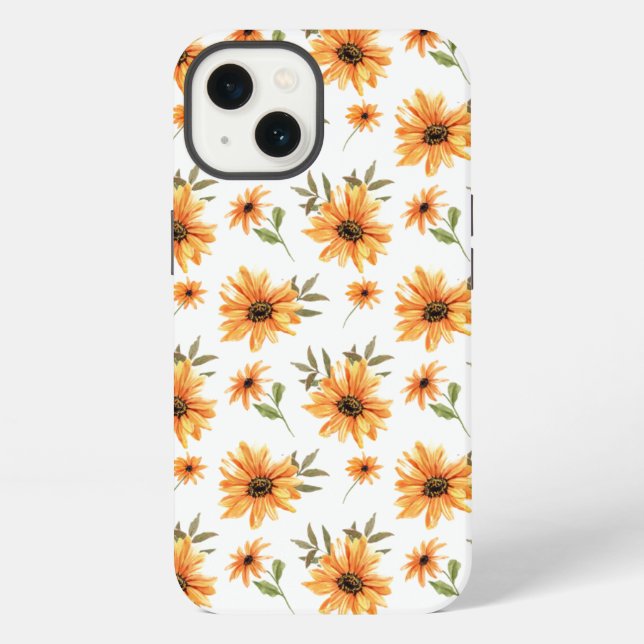 Coque iPhone Étui iPhone / iPad tournesol (Verso)