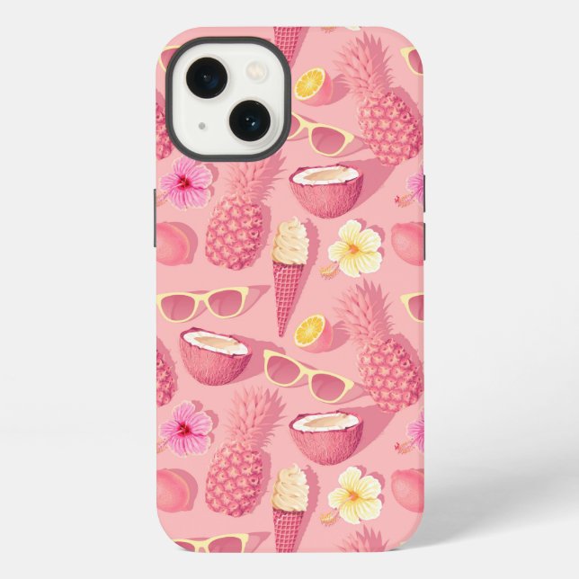 Coque iPhone Étui iPhone / iPad Vibrations d'été (Verso)