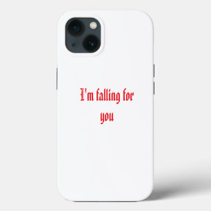 Etui iPhone 13 Étui iPhone "Je Tombe Amoureux De Toi" Romantique