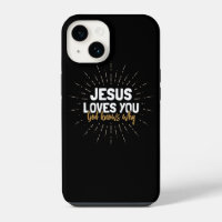 Étui iPhone Jésus Vous Aime - Dieu Sait Pourquoi