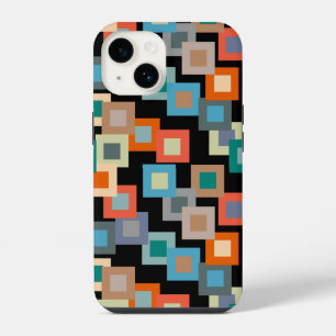 Coque Pour iPhone 14 Étui iPhone Light Squares sur Dark Case-Mate