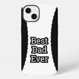 Etui iPhone 13 Étui iPhone Meilleur Papa du Monde Noir Blanc