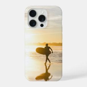 Coque iPhone 15 Pro Étui iPhone minimaliste Horizon Sunset - Terre élé