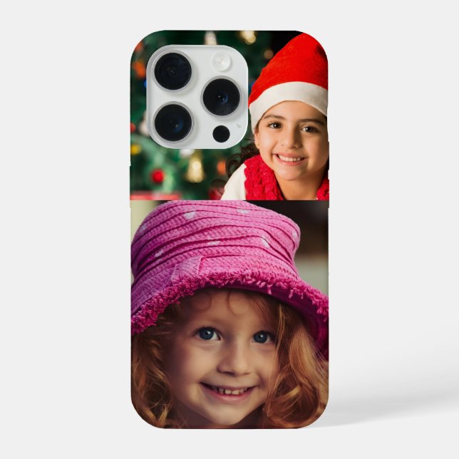 Coque iPhone Étui Iphone moderne personnalisé avec collage de p (Verso)