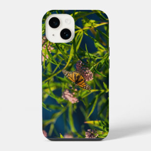 Coque Pour iPhone 14 Étui iPhone Monarch And Milkweed