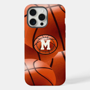Coque iPhone 15 Pro Max Étui iPhone Monogramme Basketball