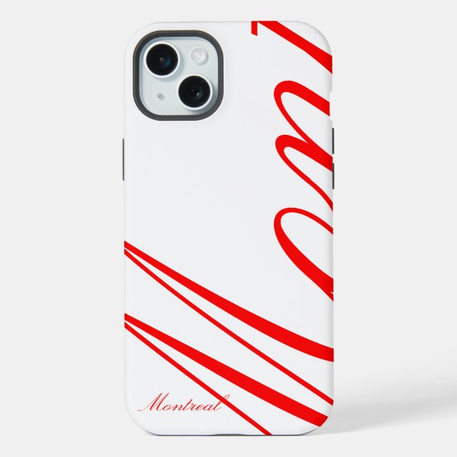 Coque iPhone Étui iPhone Montréal - beau (Verso)