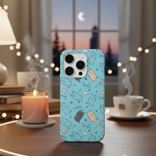 Coque iPhone Étui iPhone motif rêves de chat endormi Cute & Coz (Créateur téléchargé)
