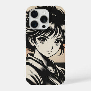 Coque iPhone 15 Pro Étui iPhone Mystic Manga Hero – Esthétique japonai