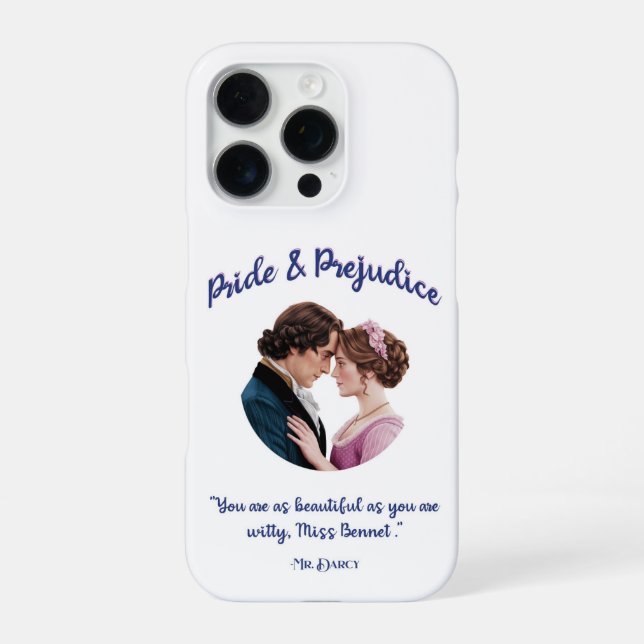 Coque iPhone Étui iPhone Orgueil & Préjugés (Verso)