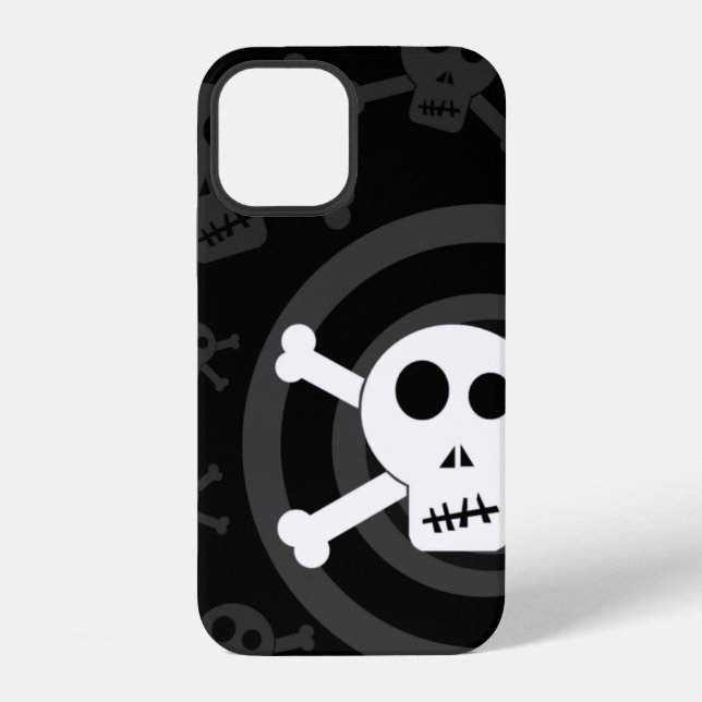 Coque iPhone Étui iPhone OtterBox [= Crânes & Os Croisés ]= (Verso)