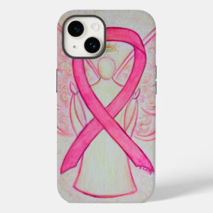 Coque Pour iPhone 14 Étui iPhone personnalisé Ange Ruban de sensibilisa