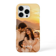 Étui iPhone personnalisé avec photo de famille - S