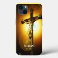 Étui iPhone personnalisé Croix Jésus