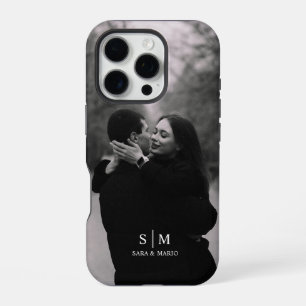 Coque iPhone 16 Pro Étui iPhone photo de couple personnalisé