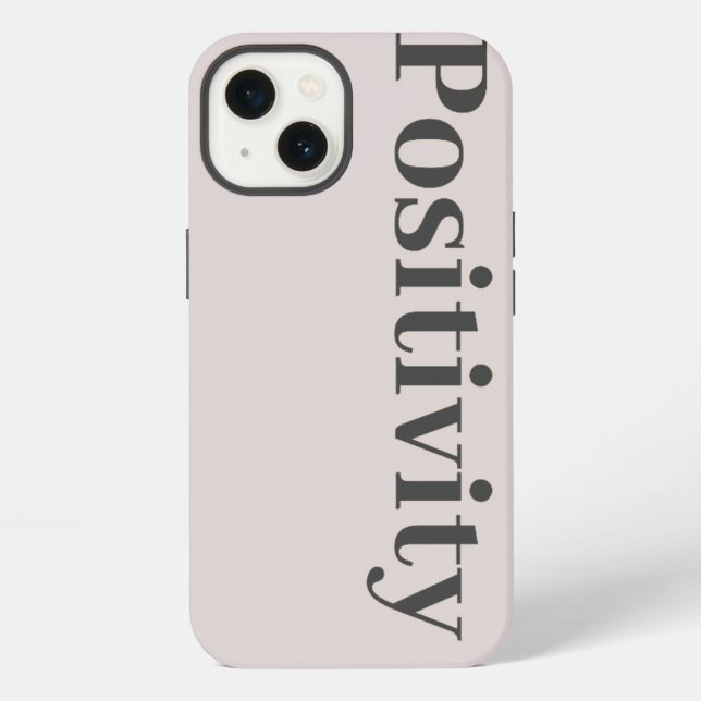 Coque iPhone Étui iPhone Positivité (Verso)