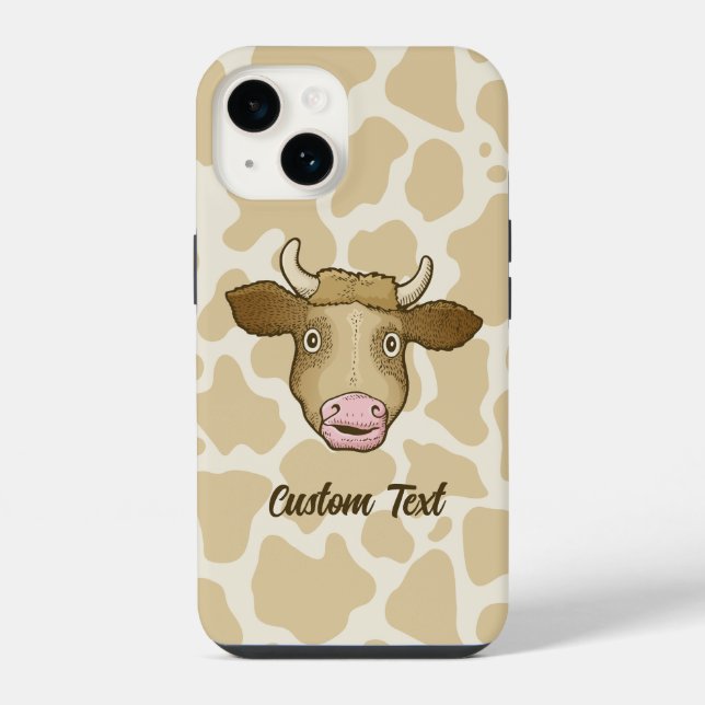 Coque iPhone Étui iPhone pour vache surprise compagnon de cas (Verso)